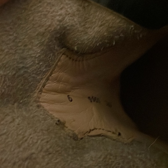 Baske California Gray/Black Distressed Handmade Leather Ankle Boot Sz 6 - Picture 5 of 6